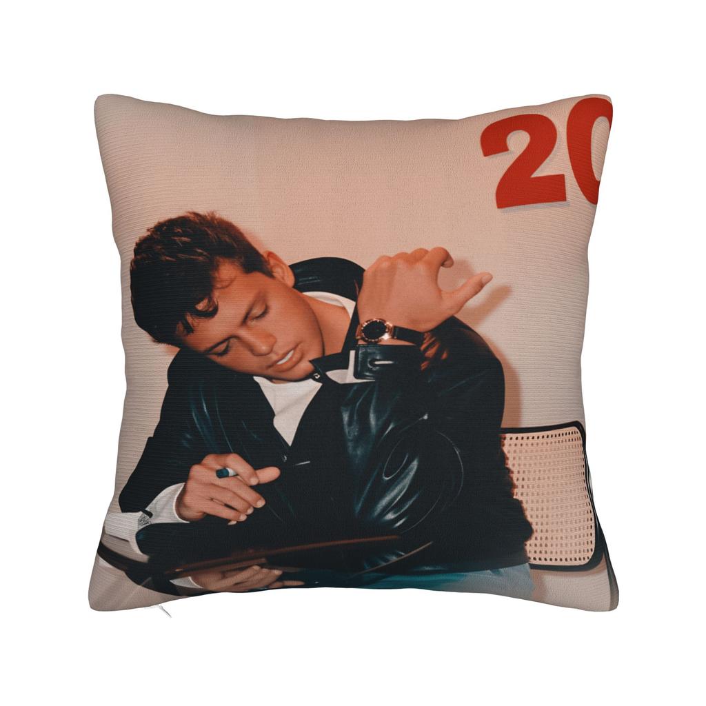 Singer L-Luis M-Miguel Pillow Cover Retro Trendy Pillow Case For Sofa Couch Bed Living Room Soft Pillowcases Birthday Present