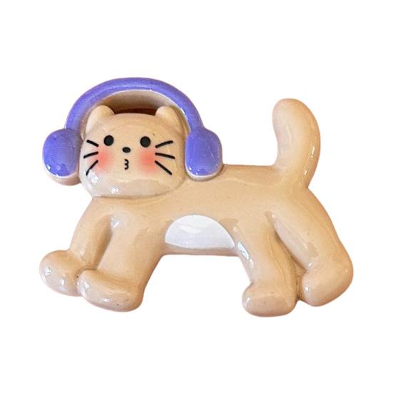 Мультяшная собака смола магнит на холодильник DIY кошка 3D котенок щенок магнитный