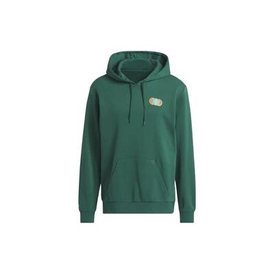 adidas Worldwide Hoops Hoodie Solid Color Logo Long Sleeve Hooded Sweatshirt Men Hoodies Green IM4628