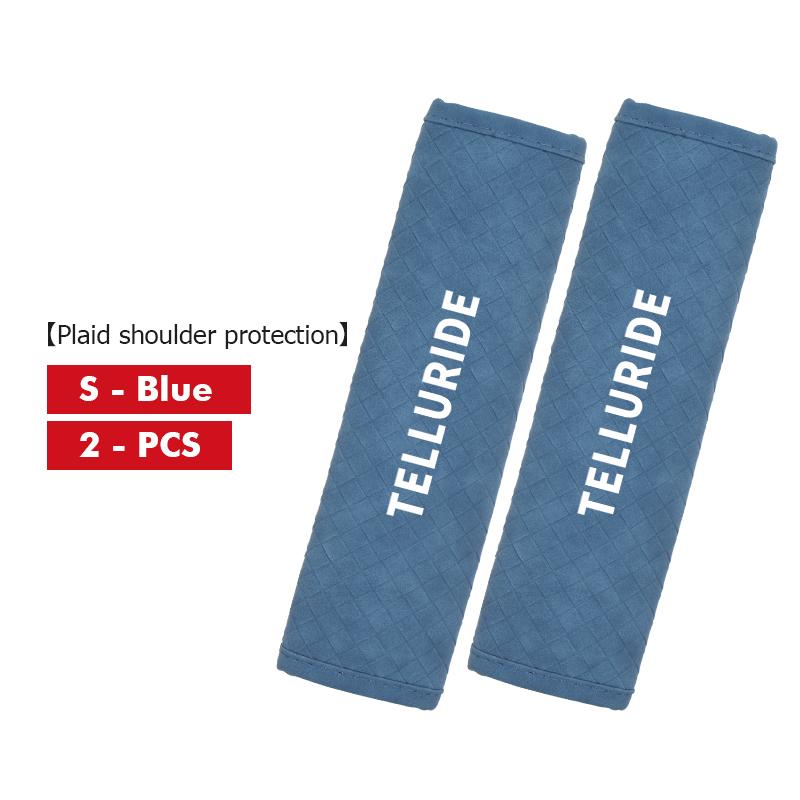 AANO1 Car Styling Seatbelt Shoulder Pad Safety Shoulder Protector Cover For KIA Venga Sedona Forte Stonic Picanto Sorento Stinger