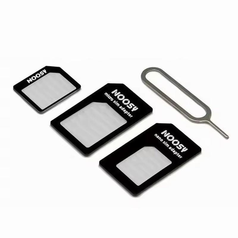 4 In1 Universal Micro To Nano SIM Card Converter Connector Nano Sim Card to Micro Standard Adaptor For iPhone Huawei Xiaomi OPPO
