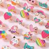 Princess Alloy Drip Oil Children's Ring - Cute Girls' Jewelry Accessories