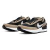 Nike Waffle One Sports Fashion Versatile Shock Absorbing Durable Breathable Low Top Casual Shoes Kids Sneaker Black Brown DC0481-007