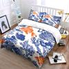 Underwater Coral Fish Pattern Bedding Duvet Cover Set Duvet Cover Pillowcases  (1*Duvet Cover 2*Pillowcases, without duvet insert)