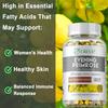 GREVIP - 1300 mg Evening Primrose Oil - 120 mg Gamma-Linolenic Acid - For Women's Health and Skin Health