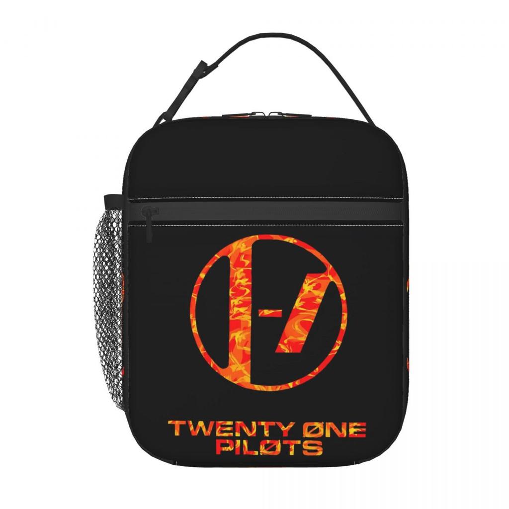 Термосумка для ланча Twenty One Pilots для женщин и детей, герметичные контейнеры для еды, термоланч-бокс, сумка-тоут
