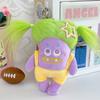 Adorable Fluffy Plush Keychain Doll Cute Cartoon Character For Girls And Students