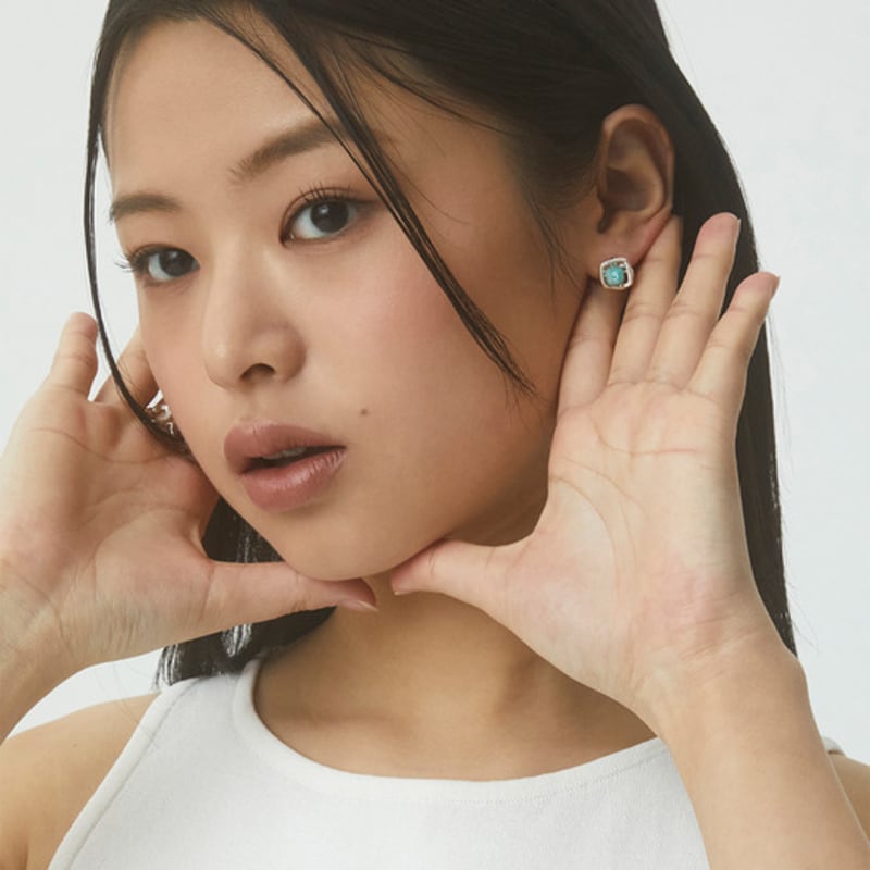 NEUF PIECE NEUF PIECE RUSSIAN AMAZONITE earrings