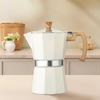 Кофеварка Moka Pot Espresso, простая в очистке, кофеварка для плиты, алюминиевый итальянский дизайн, кубинская кофеварка для насыщенного вкуса