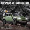 1:32 масштаба Defender 2022 City ORV, модель автомобиля из сплава, литье под давлением, металлическая игрушка, модель спортивного автомобиля со звуком и светом для детских подарков
