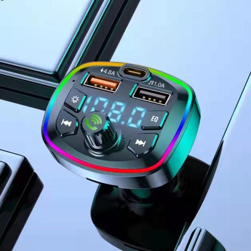 Автомобильный Bluetooth Fm-передатчик Беспроводной Handsfree аудиоприемник Автомобильный MP3-плеер Быстрое зарядное устройство Автомобильные аксессуары