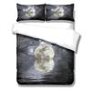Moon Night 3D Bedding Set EU Single Double King US Twin Full Queen King Bed Linen Set