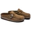 Birkenstock Удобные круглые туфли-сабо на платформе, универсальные, женская обувь, светло-коричневые 1017828
