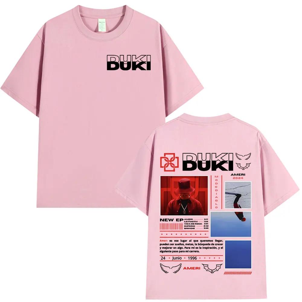 Unisex Rapper Duki Ameri Tour Graphic T-shirts Women Fashion Hip Hop O-Neck T Shirt Comfort Women Short Sleeve T-shirt