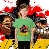 Kenshiro Boxy kids Tshirt pure cotton shortsleeved cartoon casual tops for boys