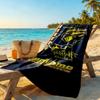 Doctor46 Personalized Text Beach Towel High Absorbency Quickdry Perfect For Traveling Yoga Camping And Swimming