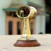 Brass And Wooden 15.24cm Ship Engine Room Telegraph Model Showpiece Collectible Home Decor