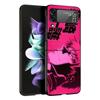 Japanese Anime Bleach Hard Black Cover for Samsung Galaxy Z Flip 7 6 5 4 3 5G Phone Case Flip7 Flip6 Flip5 Flip4 Flip3 Pattern C