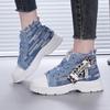 Women Sneakers New Canvas High-Top Women Shoes  Breathable Denim Sneakers Women Summer Thick Bottom Heightening Casual Shoes