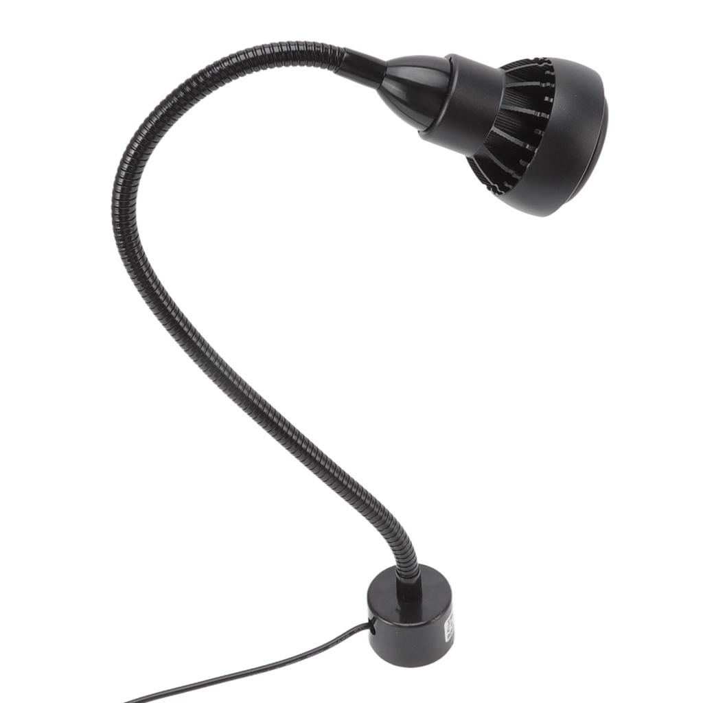 White Light Machine Tools Light 9W Flexible Gooseneck LED Work Lamp with Magnetic Base for Lathe