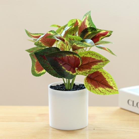 Искусственное растение бонсай, неувядающее украшение, изысканные детали, изысканное маленькое дерево, имитация горшечного растения для дома