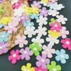 Fashion Mixed Color Pearl Petals for Girls, Costume Decoration, DIY Crafts, Headdress, Dress Up Flower, 25mm, 100 Pcs Pack