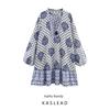 Kaslead New Women Clothes Western Style Fashion Simple Print Mini Dress 5029105 080