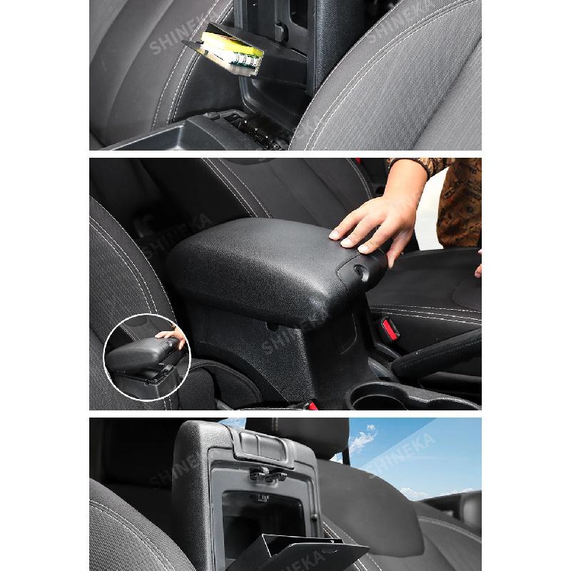 SHINEKA Car Center Console Armrest Box Storage Box for Jeep Wrangler JK 2011 2012 2013 2014 2015 2016 2017 Interior Accessories