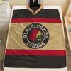 Chicago Blackhawks2 Flannel Blanket, High quality Comfortable for All Seasons, Home Decor, Warmth and Comfort