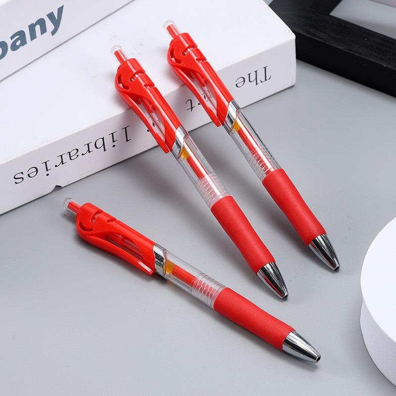 Гелевая ручка K35 Click: 0,5 мм Черный/Красный для Студентов и Офиса