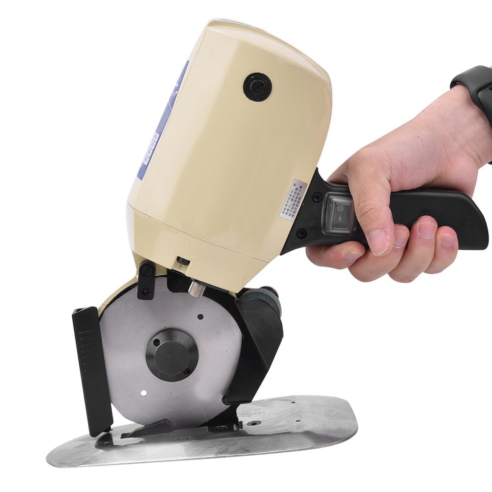 YJ-100A Электрические ножницы Ручная круглая лезвие Машина для резки ткани Швейная принадлежность