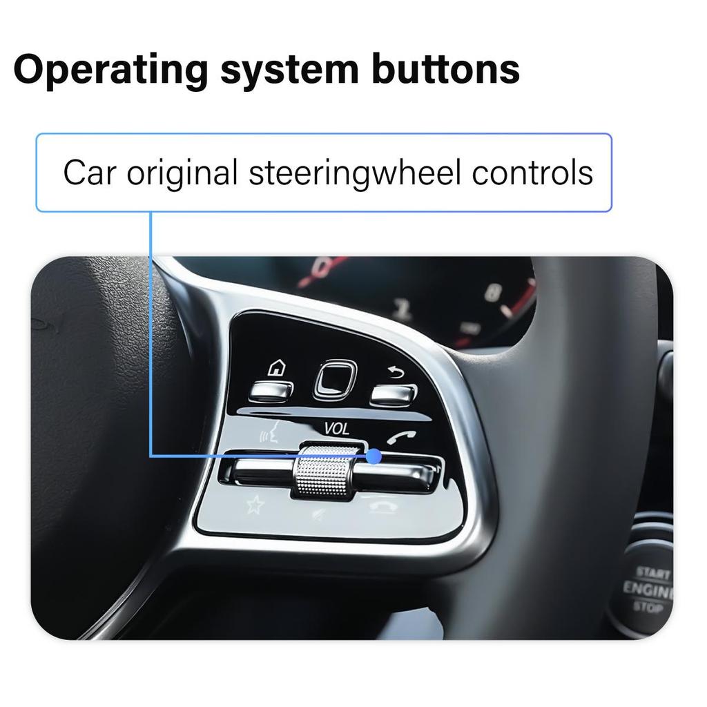 Sinairyu Беспроводной CarPlay Android Auto DAB DVR HDMI Mirror-Link совместим с системой Mercedes Benz ABV GLA Class NTG 6.0