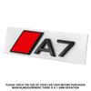 3D Цифры Буквы RS A3 A4 A5 A6 A7 A8 Значок Для Автомобиля Audi Крыло Багажник Задний Логотип Наклейка Черный/Серебристый Стайлинг Декоративные Аксессуары