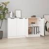 3115772 vidaXL Buffets 2 Pcs White 60x30x70 Cm Engineered Wood