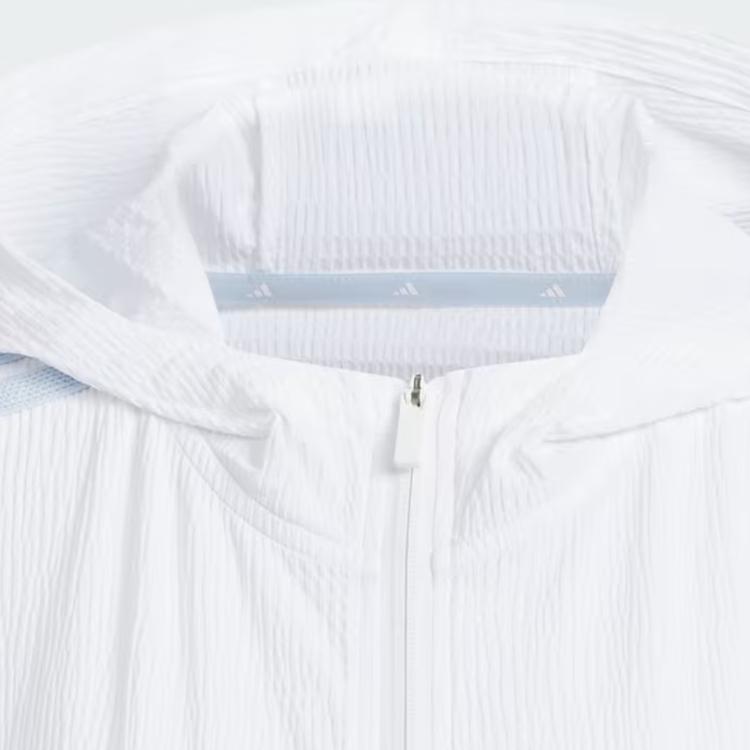 adidas Куртки Женские Белые С Капюшоном Умеренные Другое KA4308