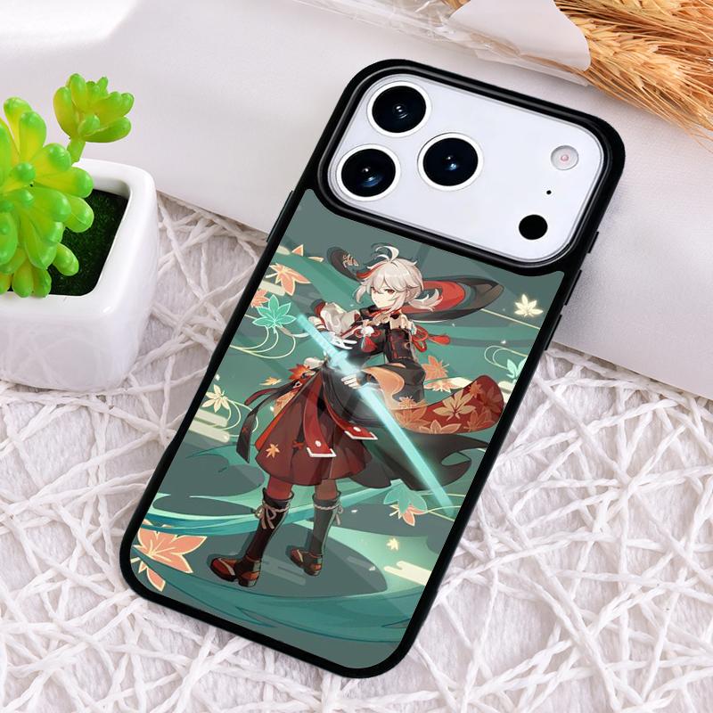 Genshin Impact Kaedehara Kazuha print Phone Case for iPhone 17 Air 16 15 11 12 14 13 Pro Max Shockproof Cover