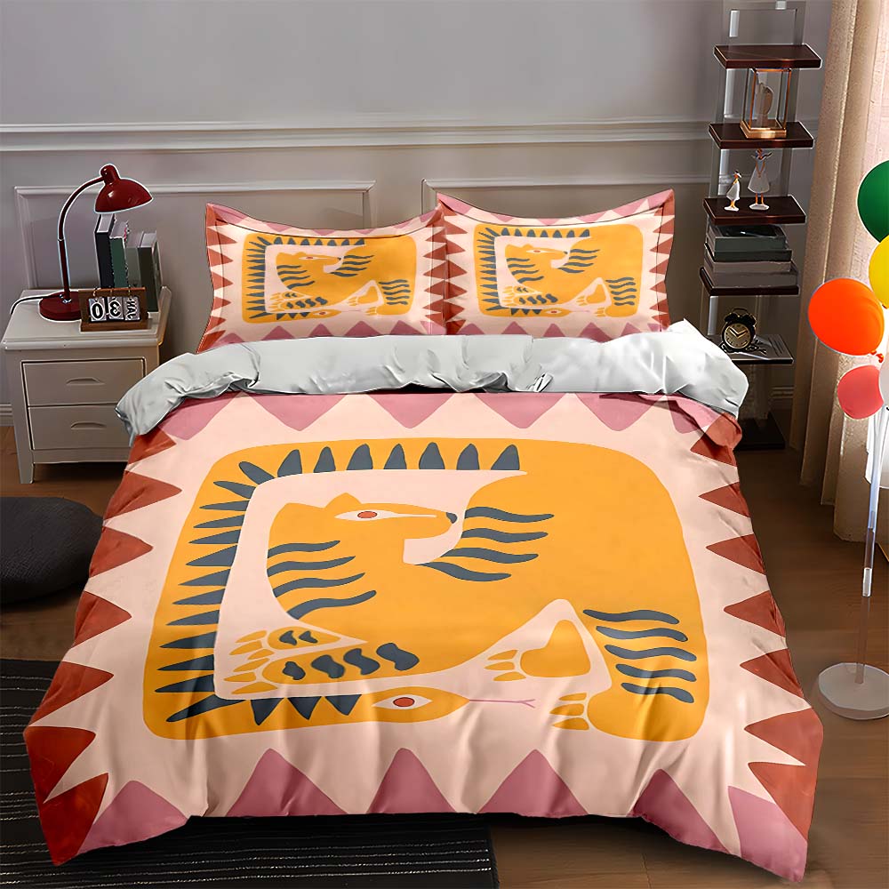 Abstract animal design. Bedding Duvet cover sets Duvet covers Pillowcases gifts (1 * Duvet Cover 2 * Pillowcases, without duvet insert)