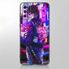 Чехол Vaporwave Glitch с аниме для Samsung Galaxy A12 A02S A22 A32 A52 A72 A71 A51 A41 A31 A21 A11 A50 A70 A10S A20S, черный чехол