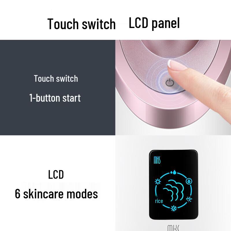 MKS Nano Mist Горячий и холодный паровой аппарат для лица Вилка CN (адаптер в комплекте)