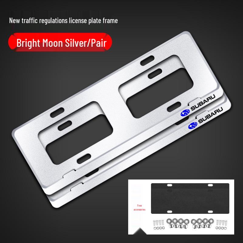 Совместимые рамки для номерных знаков для Subaru: STI, Forester, XV, Outback, BRZ, Legacy, WRX.