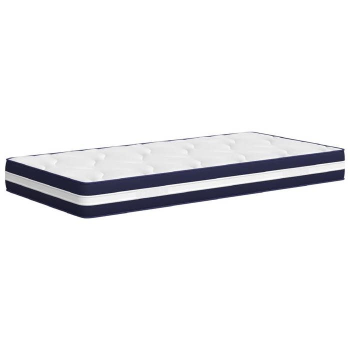 VidaXL Matelas à ressorts ensachés dureté moyenne 120x200 cm 372851