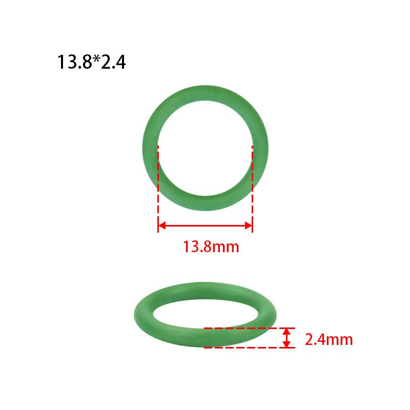 ( 13,8 x 2,4 мм ) #10 Уплотнительное кольцо O-ring из каучука R134a NBR, высокотемпературные уплотнения для автомобильного кондиционера AC