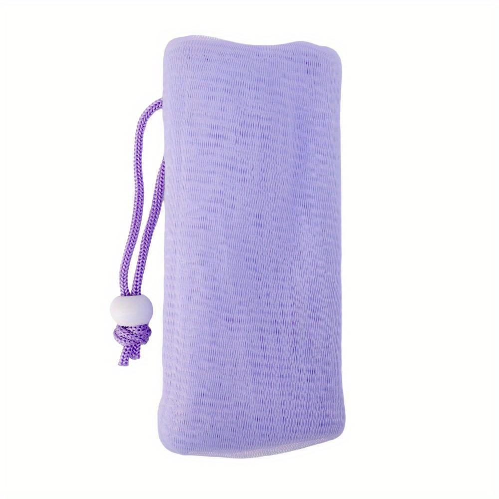 6-слойные утолщенные пенящиеся мешочки для мыла, очищающее средство для лица, сетчатый мешок, затягивающийся шнурок, сетка для душа, пена для ванны, мытья тела, чистки