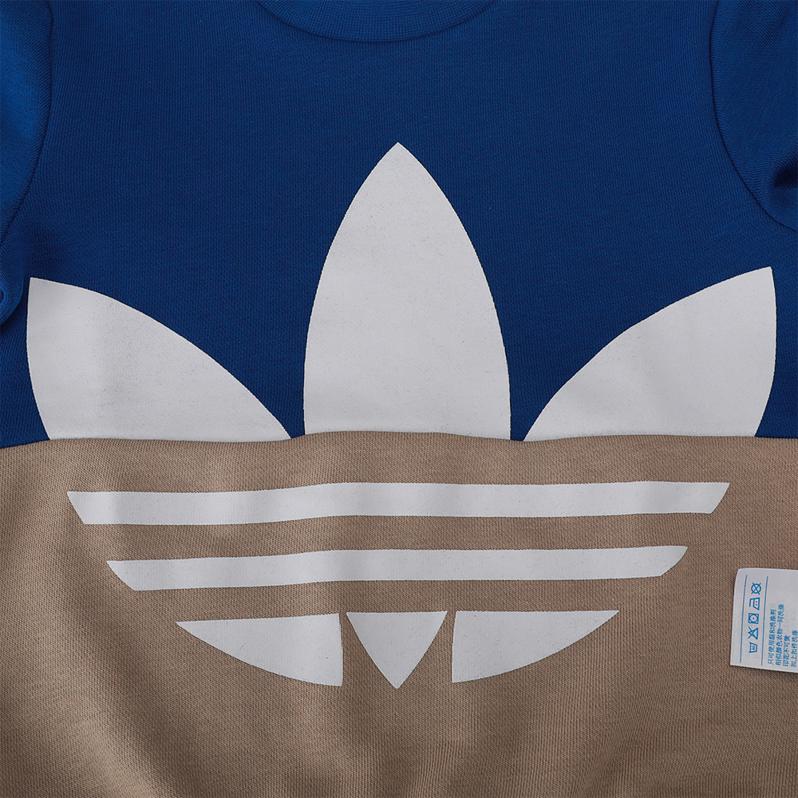 adidas Комплект спортивной одежды Originals Casual Sportswear CREW SET синего цвета для детей от 3 до 7 лет GN6784
