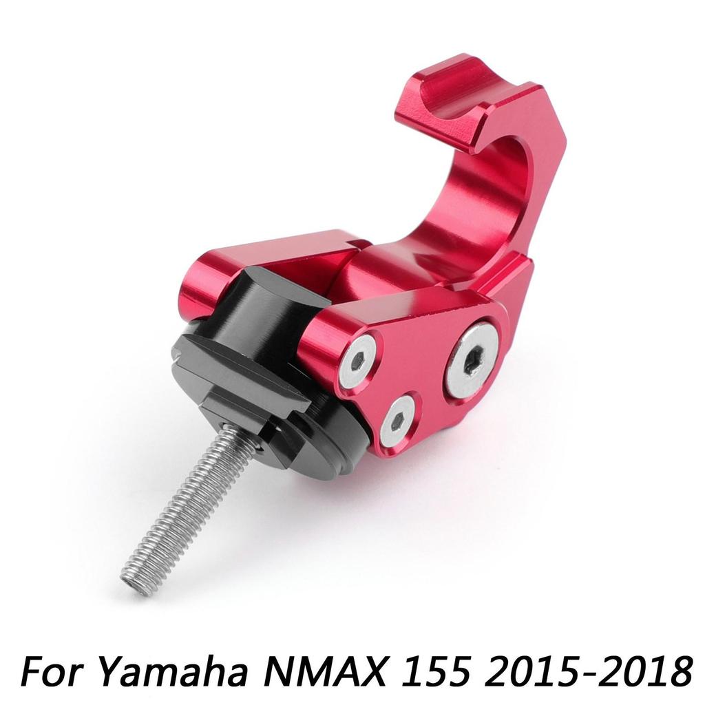 CNC Alu Motorcycle Red M6 Carry Helmet Bottle Hanger Holder Hook Universal