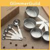 Stainless Steel Versatile Measuring Cups And Spoons Set For Baking Coffee And Treats Sweet