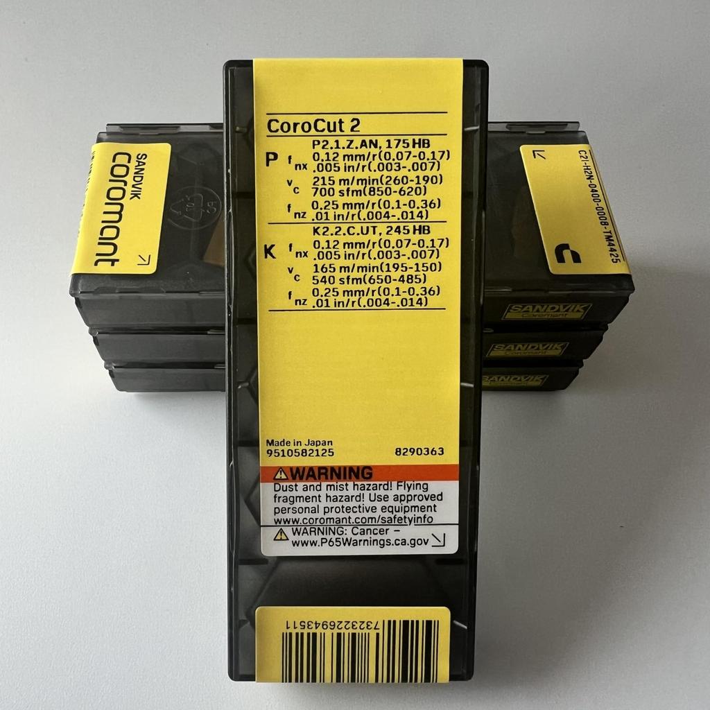 Sandvik / C2I-H2N-0400-0008-TM 4425 / Оригинальное шведское твердосплавное лезвие 5 шт.