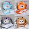 Cartoon Cute Figurine Plush Doll Crossbody Bag Casual Girl Kids Plush Shoulder Bag Zero Wallet