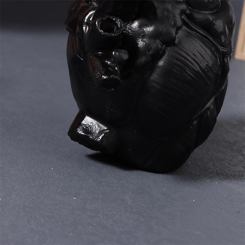 Ваза в виде сердца, сухой горшок, художественная ваза, статуя человека, ваза-контейнер, имитация анатомии, ваза в форме сердца, декоративная подарочная ваза, эстетический декор комнаты