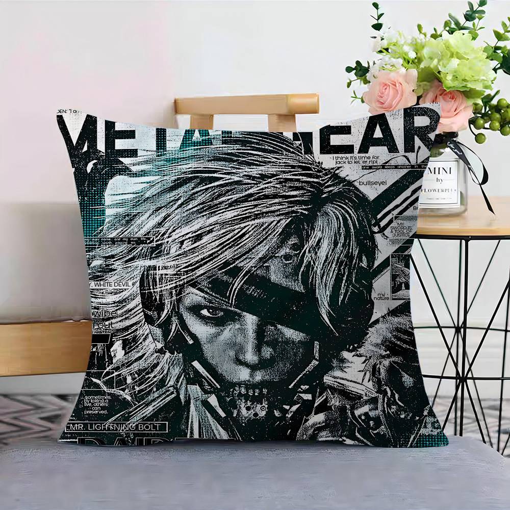 Наволочка Metal Gear Solid для спальни, комнаты и дивана в гостиной, декоративная наволочка для подушки
